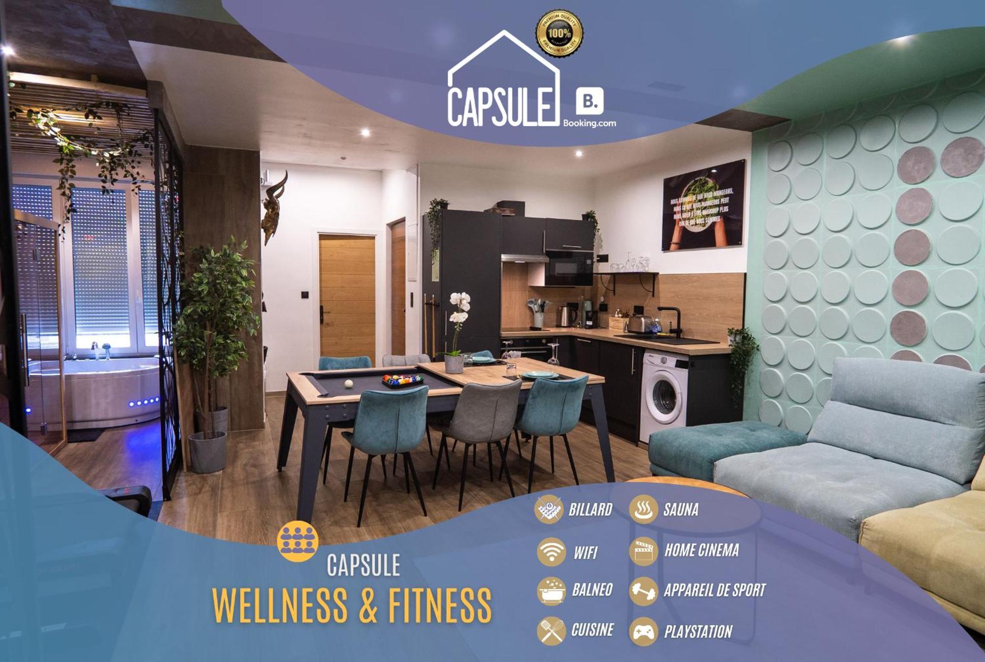 Capsule Wellness - Sauna - Balneo - Machine De Sport Privatif - Ps5 - 2 Chambres Valenciennes Eksteriør bilde